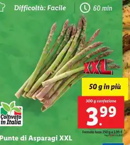 Lidl Punte di Asparagi XXL offerta