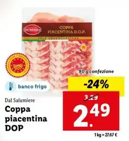 Lidl Coppa piacentina DOP offerta