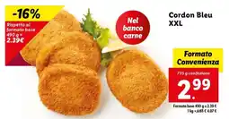 Lidl CORDON BLEU XXL offerta