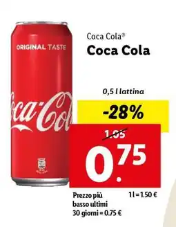 Lidl Coca Cola offerta