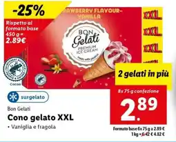 Lidl Cono gelato XXL offerta