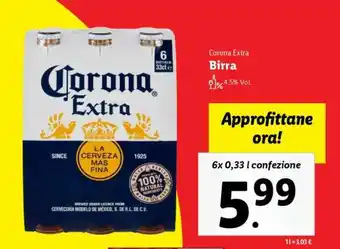 Lidl Corona Extra offerta
