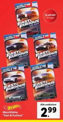 Lidl Macchinina “Fast & Furious” offerta