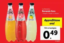 Lidl San Benedetto Bevande Zero offerta