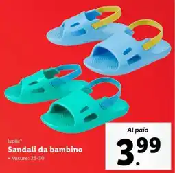 Lidl Sandali da bambino offerta
