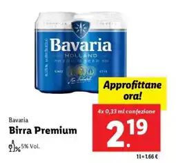 Lidl Bavaria Birra Premium offerta