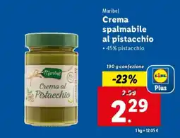 Lidl Maribel Crema spalmabile al pistacchio offerta