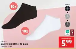 Lidl LIVERGY Calzini da uomo, 10 paia offerta