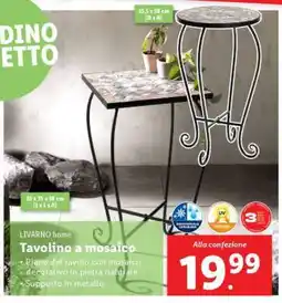 Lidl Tavolino a mosaico offerta