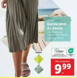 Lidl Gonna midi da donna offerta