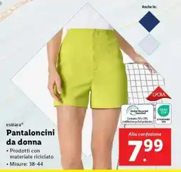 Lidl Pantaloncini da donna offerta