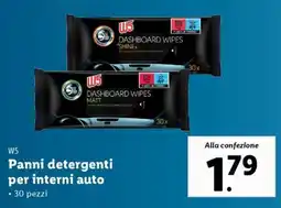 Lidl W5 Panni detergenti per interni auto offerta