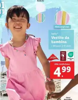 Lidl Vestito da bambina offerta