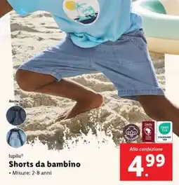 Lidl Shorts da bambino offerta
