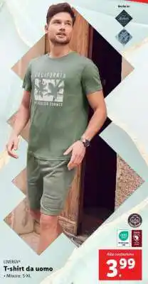 Lidl T-shirt da uomo offerta