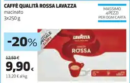 Coop CAFFÈ QUALITÀ ROSSA LAVAZZA offerta