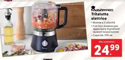 Lidl Masterpro Tritatutto elettrico offerta