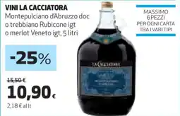 Coop VINI LA CACCIATORA offerta