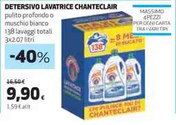 Coop Detersivo Lavatrice Chanteclair offerta