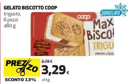 Coop GELATO BISCOTTO COOP offerta