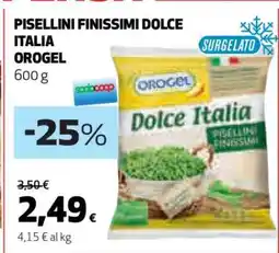 Coop Pisellini Finissimi Dolce Italia Orogel offerta