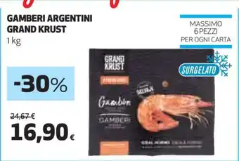 Coop Gamberi Argentini Grand Krust offerta