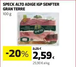 Coop SPECK ALTO ADIGE IGP SENFTER GRAN TERRE offerta