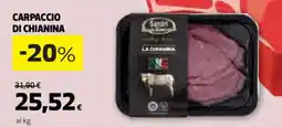 Coop CARPACCIO DI CHIANINA offerta