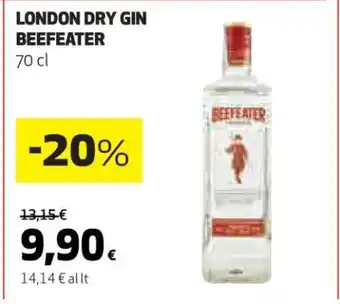 Coop London Dry Gin Beefeater offerta