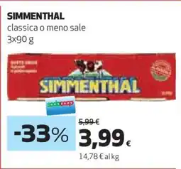 Coop SIMMENTHAL offerta