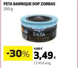 Coop FETA BARRIQUE DOP ZORBAS offerta