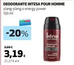 Coop DEODORANTE INTESA POUR HOMME offerta
