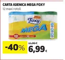 Coop CARTA IGIENICA MEGA FOXY offerta