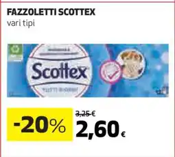 Coop FAZZOLETTI SCOTTEX offerta