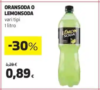 Coop ORANSODA O LEMONSODA offerta
