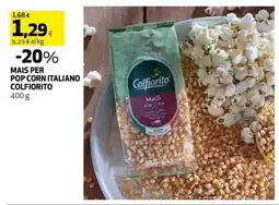 Coop MAIS PER POP CORN ITALIANO COLFIORITO offerta