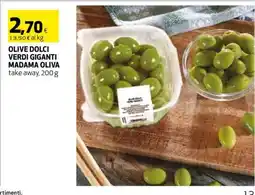 Coop OLIVE DOLCI VERDI GIGANTI MADAMA OLIVA offerta