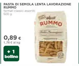 Coop Pasta di Semola Lenta Lavorazione Rummo offerta