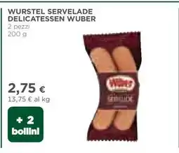 Coop WURSTEL SERVELADE DELICATESSEN WUBER offerta