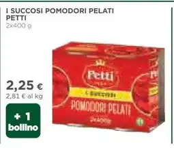 Coop I SUCCOSI POMODORI PELATI PETTI offerta