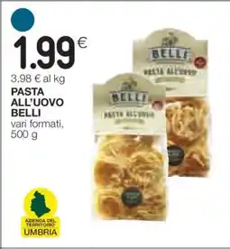 Coop PASTA ALL’UOVO BELLI offerta