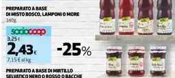 Coop PREPARATO A BASE DI MISTO BOSCO, LAMPONI O MORE offerta
