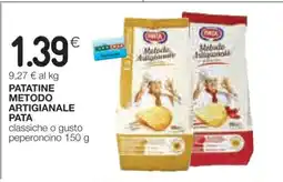 Coop PATATINE METODO ARTIGIANALE PATA offerta