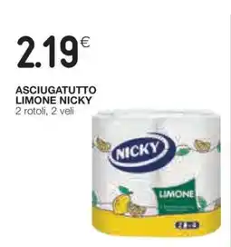 Coop ASCIUGATUTTO LIMONE NICKY offerta