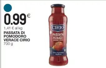 Coop Passata di Pomodoro Verace Cirio offerta