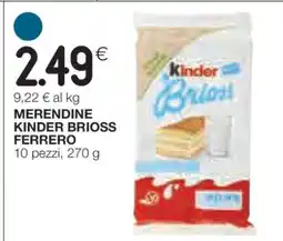Coop MERENDINE KINDER BRIOSS FERRERO offerta