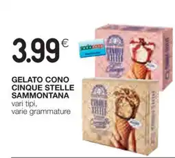 Coop GELATO CONO CINQUE STELLE SAMMONTANA offerta