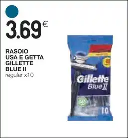 Coop RASOIO USA E GETTA GILLETTE BLUE II offerta