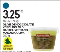 Coop OLIVE DENOCCIOLATE VERDI DOLCI DI CASTEL VETRANO MADAMA OLIVA offerta