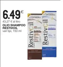 Coop OLIO SHAMPOO RESTIVOIL offerta